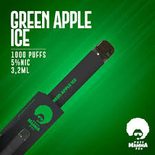 CIGARRILLO ELECTRONICO PUFF MAMMA PRO GREEN APPLE ICE 1000 PUFFS